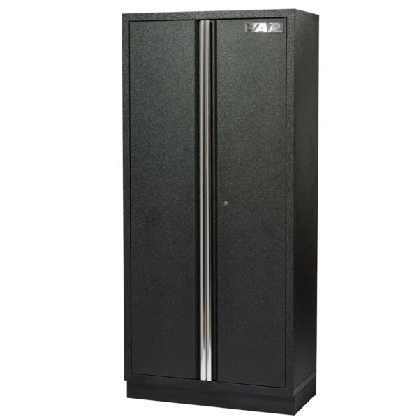 VAR - Hoge wandkast - 2-deurs - zwart - RAL 9005 - MO-52611