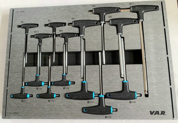 VAR - Foam inlay met gereedschappen - MO-53500 | inbus en torx sleutels